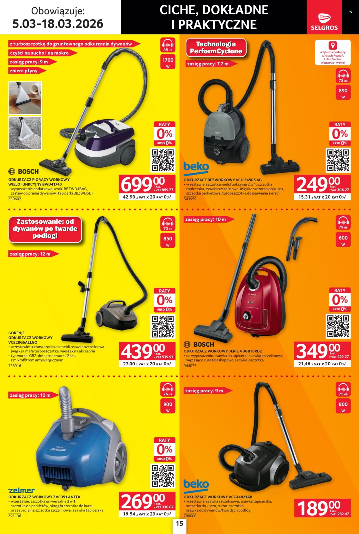 Gazetka Selgros - 5.03.2026 - 18.03.2026. Strona 15