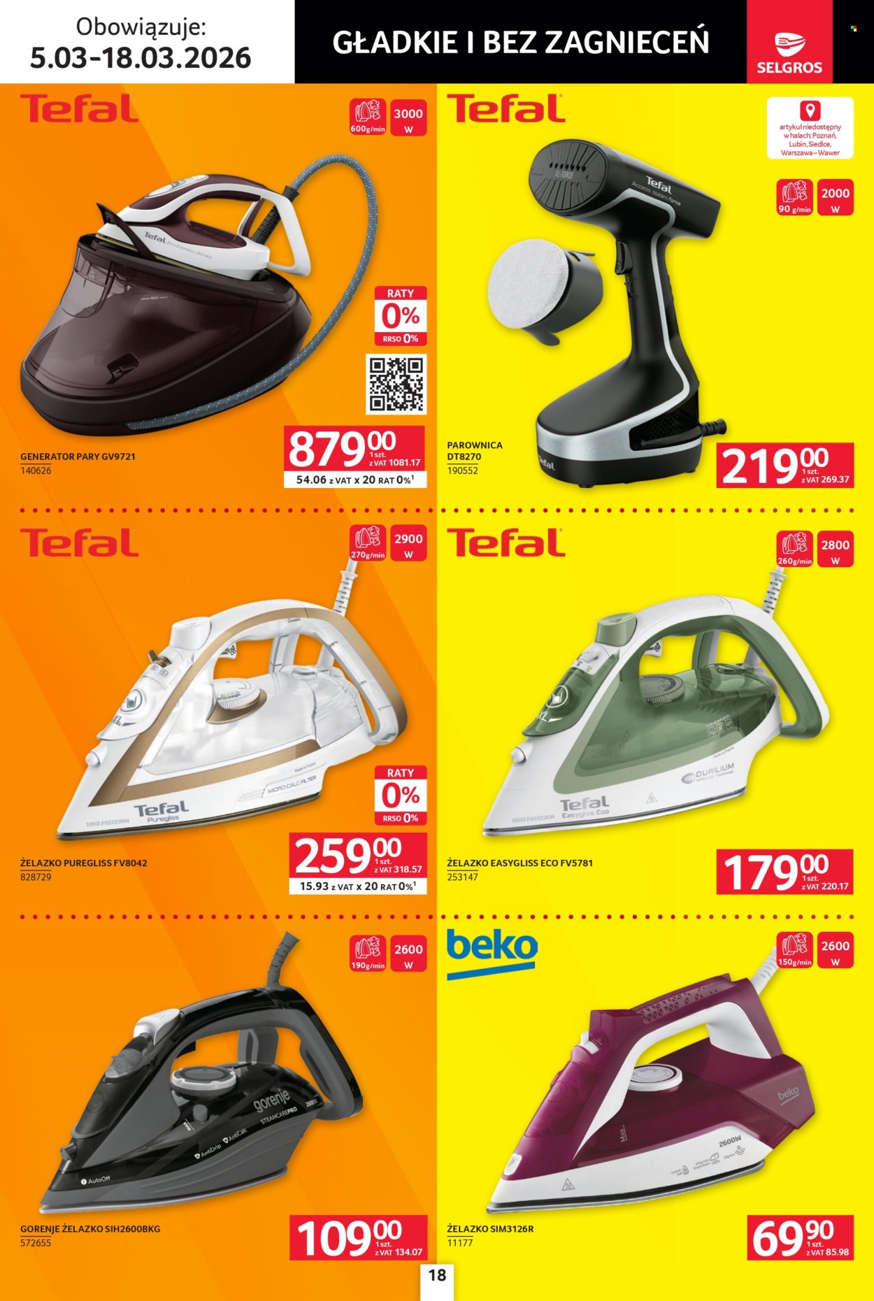 Gazetka Selgros - 5.03.2026 - 18.03.2026. Strona 18