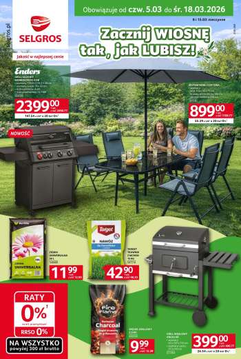Gazetka Selgros - 5.03.2026 - 18.03.2026.