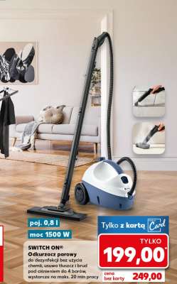 SWITCH ON® Odkurzacz parowy