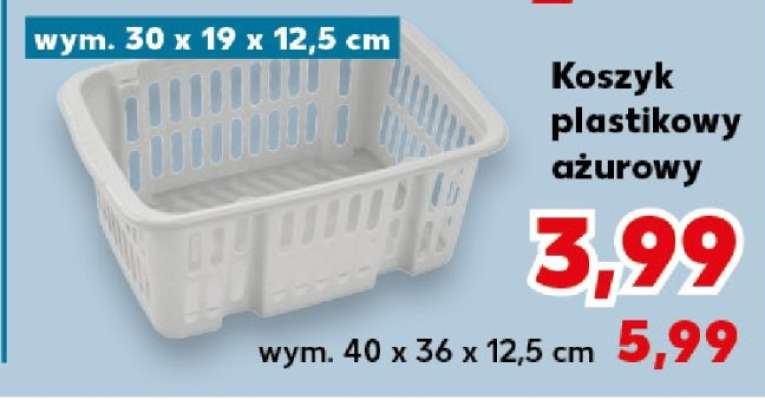 Koszyk plastikowy ażurowy