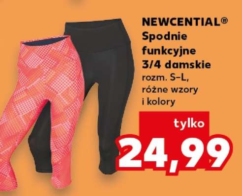 NEWCENTIAL® Spodnie funkcyjne 3/4 damskie