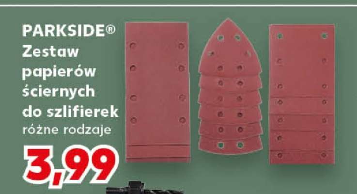 PARKSIDE® Zestaw papierów ściernych do szlifierek