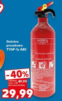 Gaśnica proszkowa TYGP-1z ABC