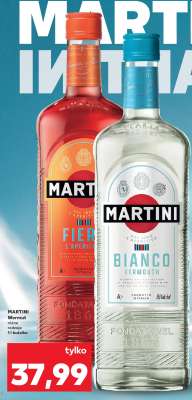 MARTINI Vermut różne rodzaje, 1 l butelka