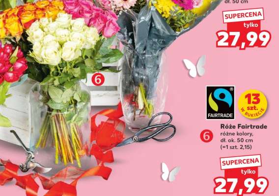 Róże Fairtrade