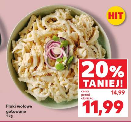 Flaki wołowe gotowane 1 kg