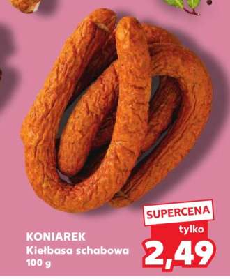KONIAREK Kiełbasa schabowa 100 g