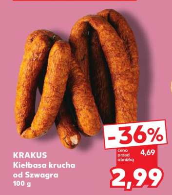 KRAKUS Kiełbasa krucha od Szwagra 100 g