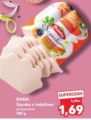 DUDA Szynka z indykiem prasowana 100 g