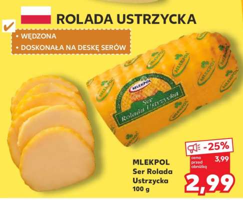MLEKPOL Ser Rolada Ustrzycka 100 g