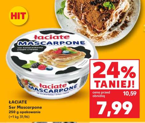 ŁACIATE Ser Mascarpone
