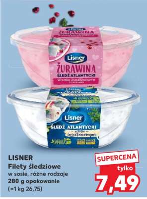 LISNER Filety śledziowe