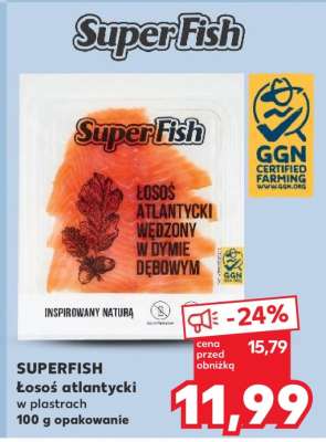 SUPERFISH Łosoś atlantycki w plastrach