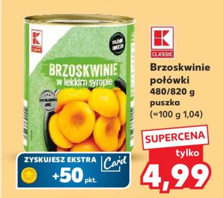 Brzoskwinie połówki