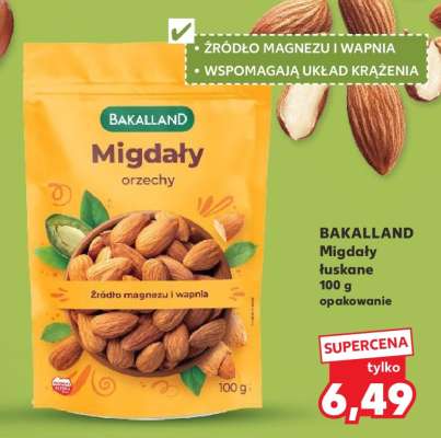 BAKALLAND Migdaly łuskane