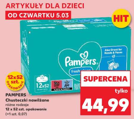 PAMPERS Chusteczki nawilżane