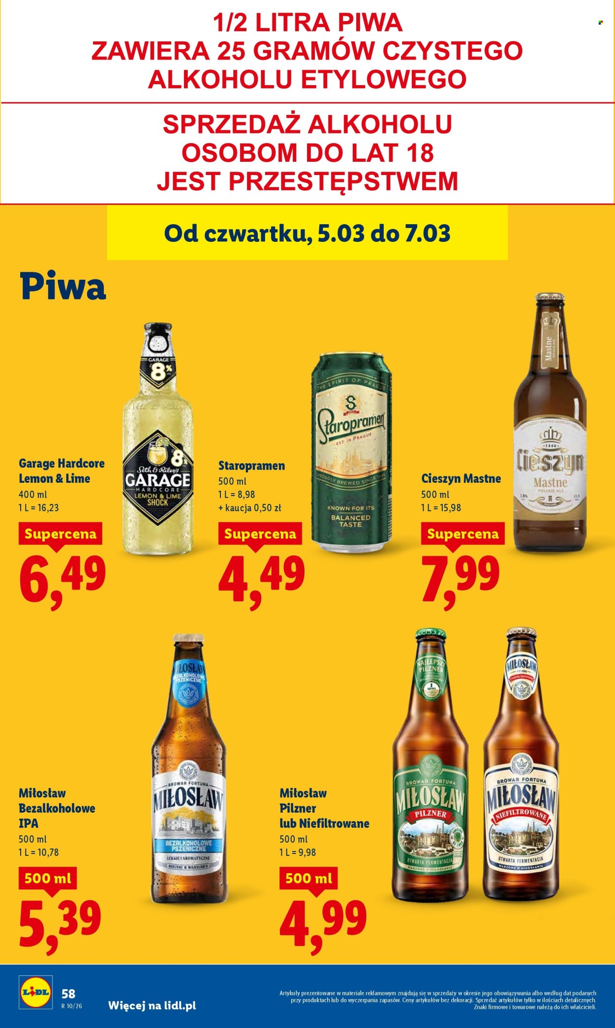 Gazetka Lidl - 5.03.2026 - 7.03.2026. Strona 60