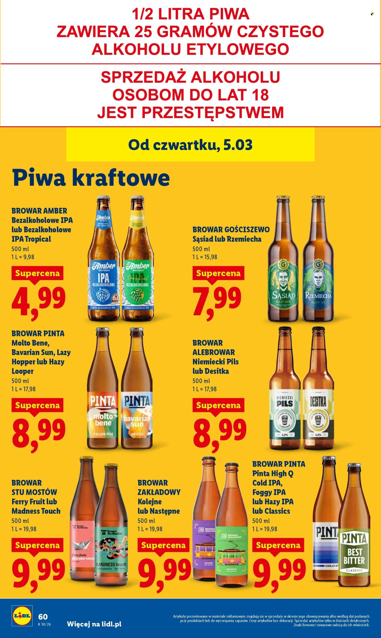 Gazetka Lidl - 5.03.2026 - 7.03.2026. Strona 62