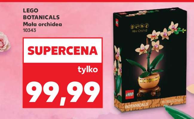 LEGO BOTANICALS Mała orchidea 10343