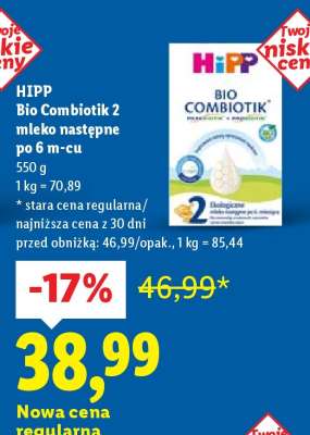 HIPP Bio Combiotik 2 mleko następne po 6 m-cu