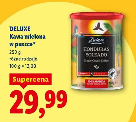 DELUXE Kawa mielona w puszce