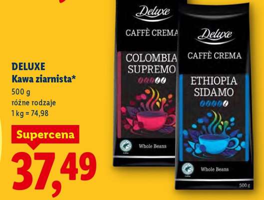 DELUXE Kawa ziarnista