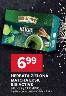 Herbata Zielona Matcha Eksp. Big Active
