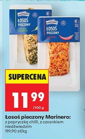 Łosoś pieczony Marinero