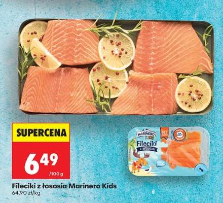 Fileciki z łososia Marinero Kids
