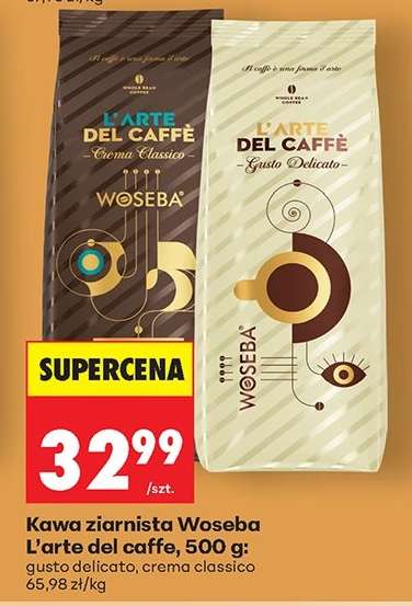 Kawa ziarnista Woseba L’arte del caffe, 500 g