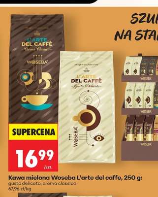 Kawa mielona Woseba L'arte del caffe, 250 g