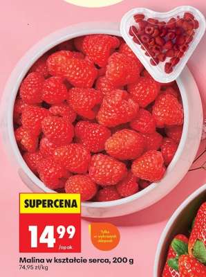 Malina w kształcie serca, 200 g