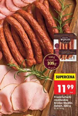 Frankfurterki myśliwskie Kraina Wędlin Select, 320 g