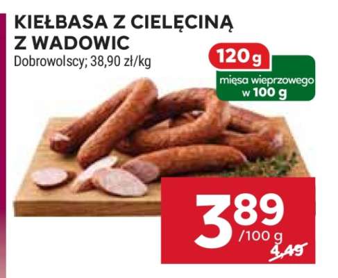 Kiełbasa z cielęciną z Wadowic