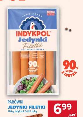 PARÓWKI JEDYNKI FILETKI