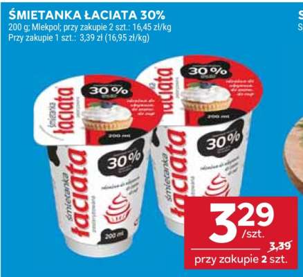 Śmietanka Łaciata 30%