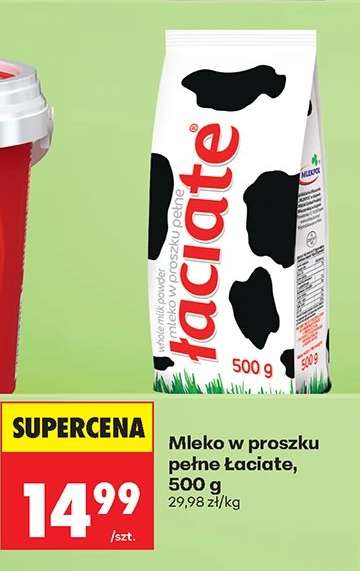 Mleko w proszku pełne łaciate, 500 g
