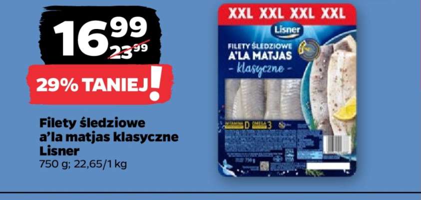 Filety śledziowe a’la matjas klasyczne Lisner