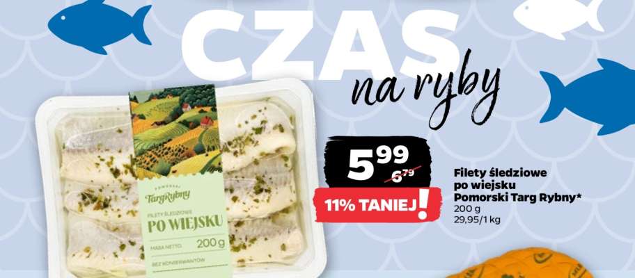 Filety śledziowe po wiejsku Pomorski Targ Rybny