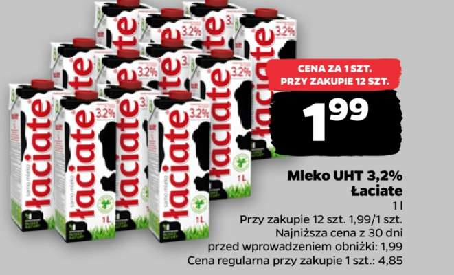 Mleko UHT 3,2% Łaciate