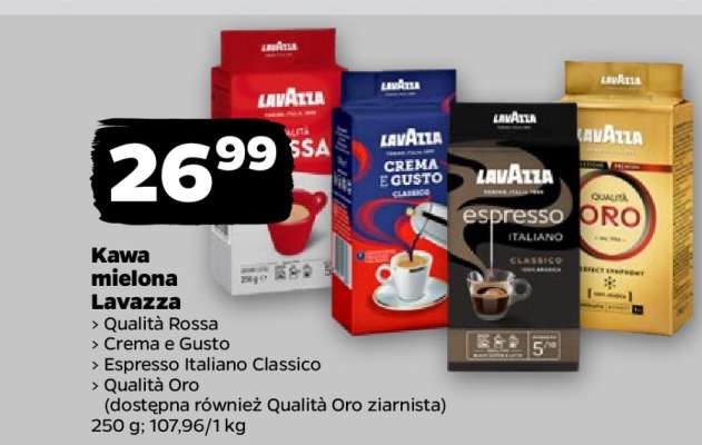 Kawa mielona LAVAZZA