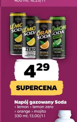 Napój gazowany Soda