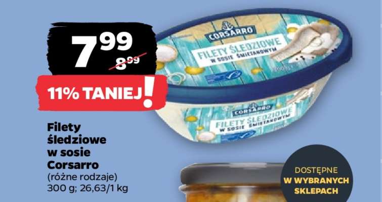 Filety śledziowe w sosie Corsarro