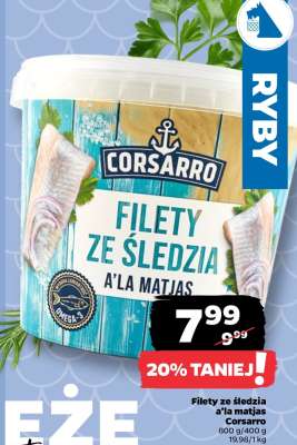 Filety ze śledzia a’la matjas Corsarro