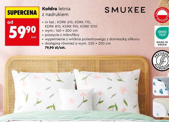 Kołdra letnia z nadrukiem