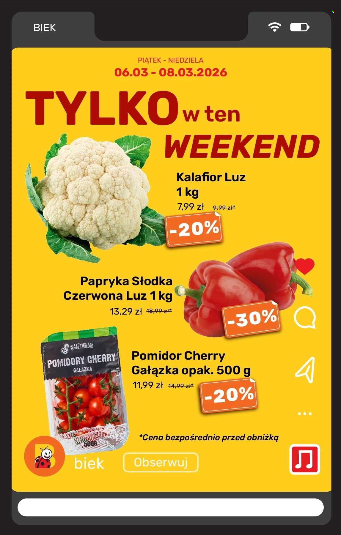 Gazetka Biedronka - 6.03.2026 - 8.03.2026. Strona 4