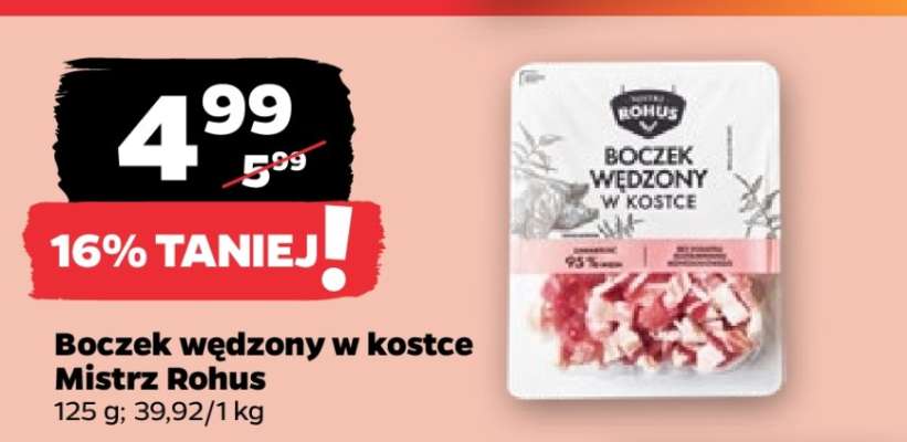Boczek wędzony w kostce Mistrz Rohus