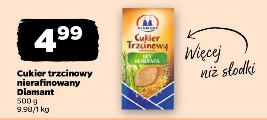 Cukier trzcinowy nierafinowany Diamant