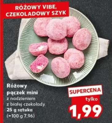 Różowy pączek mini